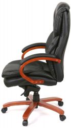 Кресло АКЛАС Флорида EX GB-233WW (Кожа LC-A Black) - Картинка 3