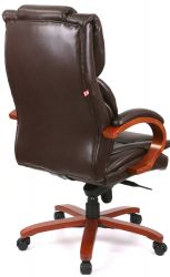 Крісло АКЛАС Флорида EX GB-233WW (Шкіра LC-K Dark brown) - Картинка 4