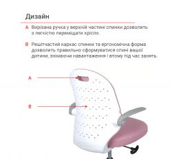 Кресло детское АКЛАС Тесоро TILT (H-55 Pink) - Картинка 18