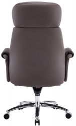 Кресло АКЛАС Драгобрат AL MB (Кожа LC-K Dark brown/PU Dark brown) - Картинка 6