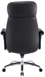 Кресло АКЛАС Драгобрат AL MB (Кожа LC-A Black/PU Black) - Картинка 6