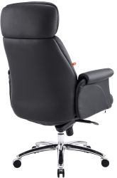 Кресло АКЛАС Драгобрат AL MB (Кожа LC-A Black/PU Black) - Картинка 5