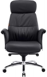 Кресло АКЛАС Драгобрат AL MB (Кожа LC-A Black/PU Black) - Картинка 2