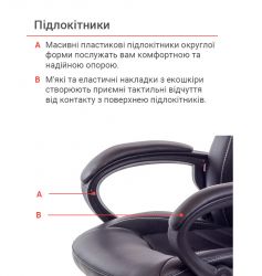 Кресло геймерское АКЛАС Астон PL TILT подростковое Черный (Черный/Черный) - Картинка 9