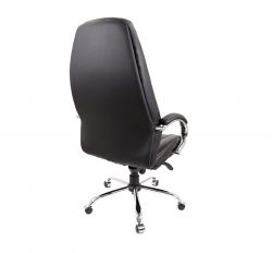 Кресло офисное АКЛАС Луизиана MB (GB-242CC) Черный (Кожа LC-A) - Картинка 5