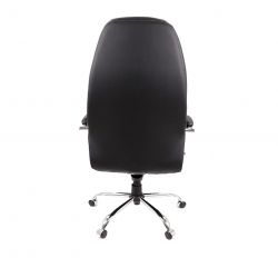 Кресло офисное АКЛАС Луизиана MB (GB-242CC) Черный (Кожа LC-A) - Картинка 4