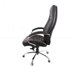 Кресло офисное АКЛАС Луизиана MB (GB-242CC) Черный (Кожа LC-A) - Картинка 3