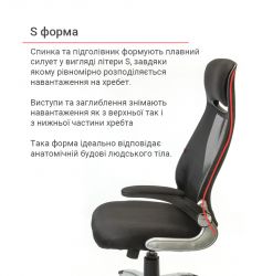 Кресло офисное АКЛАС Винд PL TILT Черный - Картинка 5