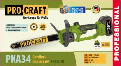 Акумуляторна пила Procraft PKA34 (1 акб та зп) - Картинка 2