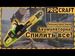 Акумуляторна ланцюгова пилка Procraft PCA40/2 (Без АКБ та ЗП) - Картинка 2
