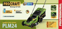 Акумуляторна газонокосарка Procraft PLM24 (без АКБ та ЗП) - Картинка 2