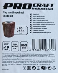 Барабан пелюстковий шліфувальний Procraft DF810.80 - Картинка 2