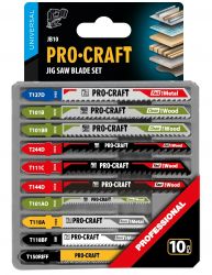 Набір пильних полотен для лобзика Procraft JB10 - Картинка 2