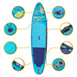 Надувна дошка для сапбордингу Procraft travel SUP350 - Картинка 2