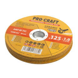 Диск відрізний керамічний Procraft YCD125x1.0b 125 мм 1,0 мм 22,2 мм 10 шт/уп - Картинка 3