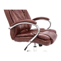 Крісло офісне Richman Гранде Хром М-1 (Tilt) Коричнева - Картинка 8