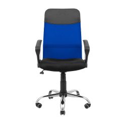 Кресло офисное Richman Ультра Ю Хром M-1 (Tilt) Сетка черная + синяя - Картинка 2