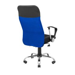 Кресло офисное Richman Ультра Ю Хром M-1 (Tilt) Сетка черная + синяя - Картинка 4
