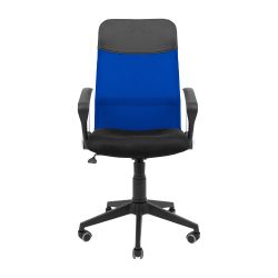 Кресло Richman Ультра Ю Пластик M-1 (Tilt) Сетка черная + синяя - Картинка 2