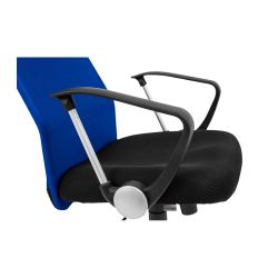 Кресло Richman Ультра Ю Пластик M-1 (Tilt) Сетка черная + синяя - Картинка 7