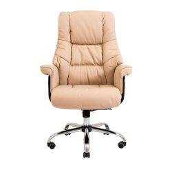 Крісло офісне Richman Конгрес Хром M-2 Широкий (Anyfix Wide) Бежевий - Картинка 2