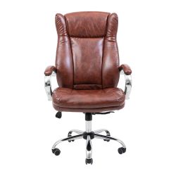 Крісло офысне Richman Сенатор Хром М-2 (Anyfix) Коричнева - Картинка 2