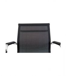 Кресло офисное Richman Кельн ЛБ Хром DT (Deep Tilt) Сетка черная - Картинка 4