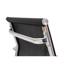 Кресло офисное Richman Кельн ЛБ Хром DT (Deep Tilt) Сетка черная - Картинка 6