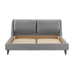 Кровать Richman Беатриче 160 х 200 Стандарт Вуд Трапеция Мисти Грей + Орех - Картинка 2