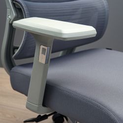 Кресло офисное Вектор Про Хром М-2 Серая - Картинка 10