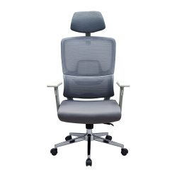 Кресло офисное Вектор Про Хром М-2 Серая - Картинка 2