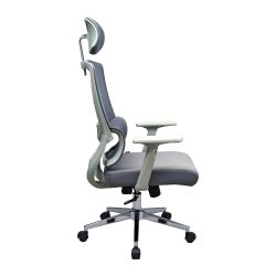 Кресло офисное Вектор Про Хром М-2 Серая - Картинка 3