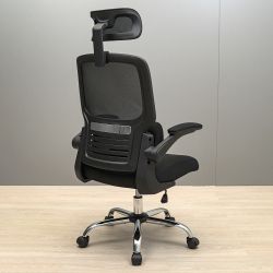 Кресло офисное Скайлайн Хром M-1 (Tilt) Черная - Картинка 4