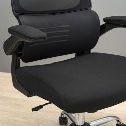 Кресло офисное Скайлайн Хром M-1 (Tilt) Черная - Картинка 11