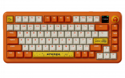 ���������� ��������� ��������� Ajazz  AK820 MAX Avocado Switch Orange-White Theme-RGB--With Screen