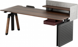 ����������� ��� � ������������������� ������ Sihoo D07 1.8m Walnut/Black