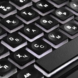 2E ��������� ��������� KS120 104key, USB-A, EN/UK, White LED, ������ 2E-KS120UB_UA - �������� 6