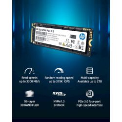SSD  HP EX900 Plus 2Tb M.2 PCI-E 3.0 x4 3D TLC (35M35AA) -  4