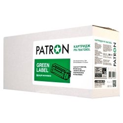  Patron HP LJ CE278A/CANON 728 GREEN Label (PN-78A/728GL)