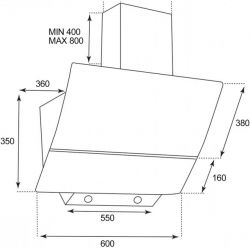 Вытяжка Grunhelm GVN 830 B - Картинка 9