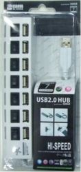  USB 2.0 HUB TD1082 7port Led switches