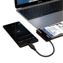   2.5 " Maiwo K104G2  HDD/SSD SATA  USB3.1 Type-C +    HDD 2.5", black -  8