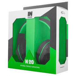 Навушники Gemix N20 Black/Green - Картинка 5