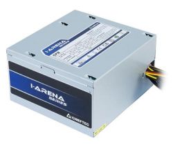 Блок живлення 400 Вт, Chieftec IARENA, Silver, Active PFC, 120 мм, 3xMolex / 5xSATA / 1xPCI-E 6+2-pin / 1xMB 20+4-pin / 1xCPU 4+4-pin, захист: AFC/OPP/OVP/SCP/SIP/UVP (GPB-400S) - Картинка 2