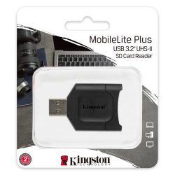 ��������� ��������� USB Kingston MobileLite Plus, Black, USB 3.2 - SD (MLP) - �������� 3