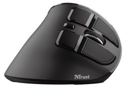 Мышь беспроводная Trust Voxx Rechargeable Ergonomic, Black, Bluetooth / 2.4 GHz, оптическая, 1200 - 2400 dpi, 9 программируемых кнопок, встроенный аккумулятор (23731) - Картинка 7