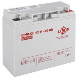 Батарея для ИБП 12В 20Ач LogicPower LPM-GL 12V-20 Ah гелевый, 180х75х166 (5214) - Картинка 2