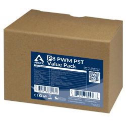 Вентилятор 80 мм, Arctic P8 PWM PST, Black, 5 шт, 80х80х25 мм, PWM, 200-3000 об/мин, 4-pin, гидравлический подшипник (ACFAN00154A) - Картинка 3