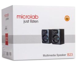 Колонки 2.0 Microlab B23, Black, 2 x 3 Вт, МДФ / пластик, питание от USB - Картинка 3