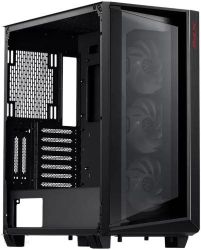 Корпус ADATA XPG CRUISER Black, без БЖ, Mid Tower, для EATX / ATX / Micro-ATX / Mini-ITX / CEB / EEB, 3x120 мм XPG VENTO ARGB, VGA до 380 мм / CPU до 170 мм, бічна панель із загартованого скла 4 мм (CRUISERST-BKCWW) - Картинка 2